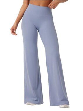 High Waisted Straight Leg Workout Leggings Yoga Gym Pants